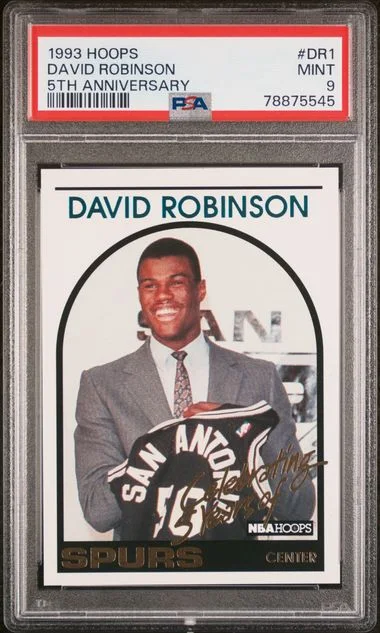 1993 Hoops David Robinson 5th Anniversary #Dr1 card image