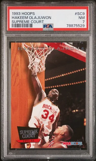 1993 Hoops Hakeem Olajuwon Supreme Court #Sc9 card image
