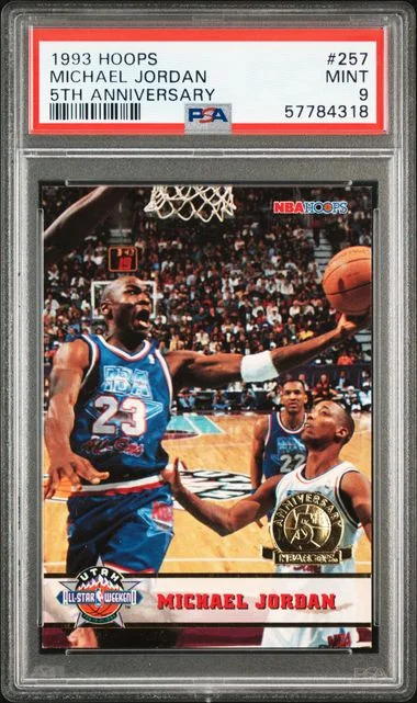 1993 Hoops Michael Jordan #257 card image