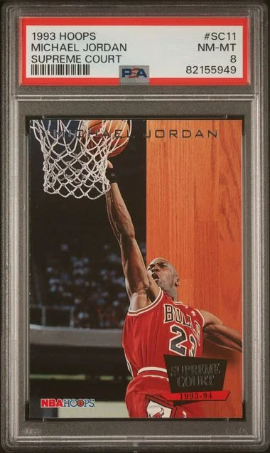 1993 Hoops Michael Jordan Supreme Court #SC11 card image
