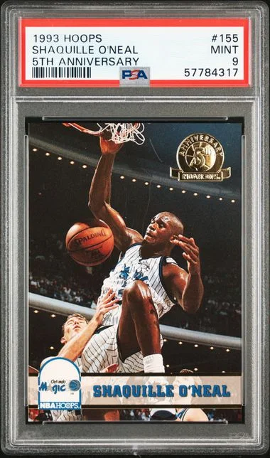 1993 Hoops Shaquille O'Neal #155 card image