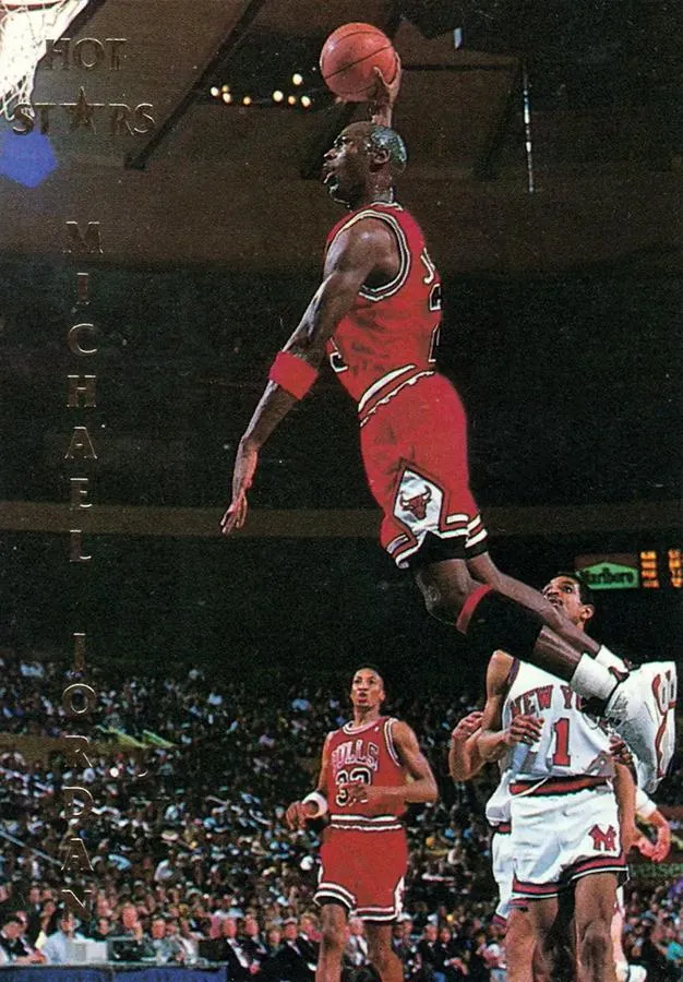 1993 Hot Stars National Promo Michael Jordan #NNO card image
