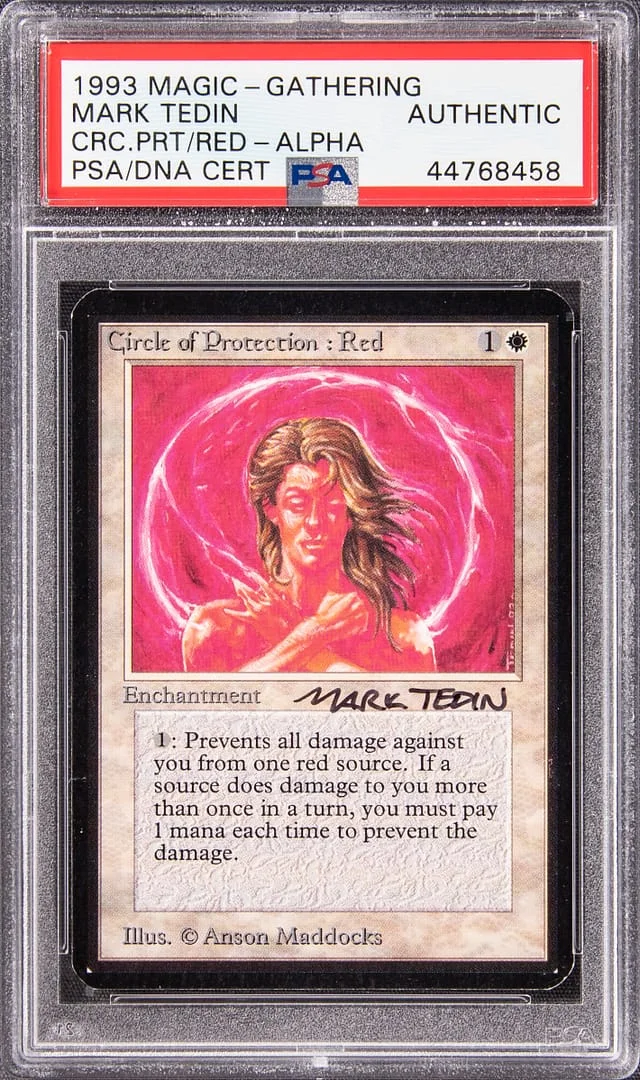 1993 Magic: The Gathering Alpha Circle of Protection: #1 card image