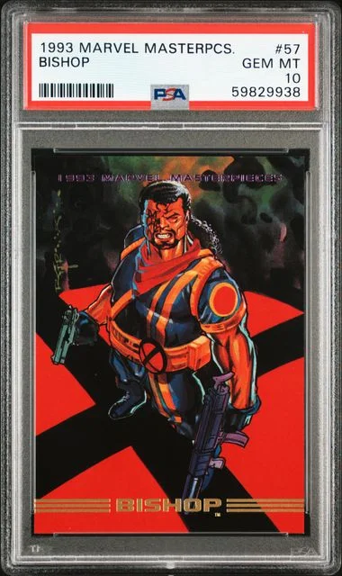 1993 Marvel Masterpieces Bishop #57 card image