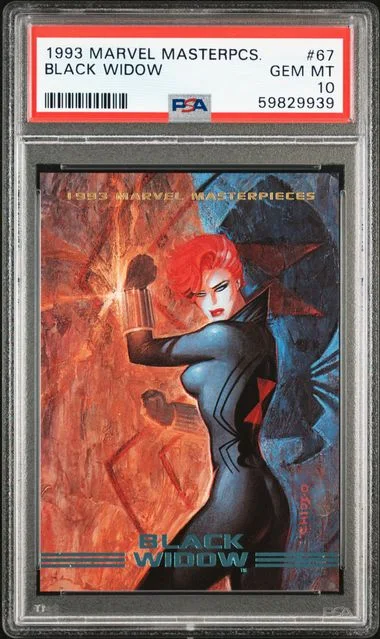 1993 Marvel Masterpieces Black Widow #67 card image