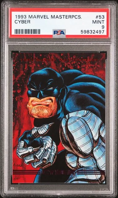 1993 Marvel Masterpieces Cyber #53 card image