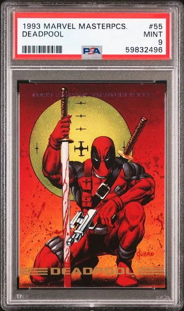 1993 Marvel Masterpieces Deadpool #55 card image