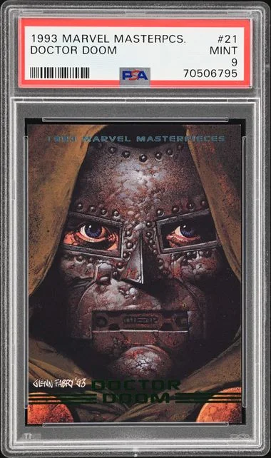 1993 Marvel Masterpieces Doctor Doom #21 card image