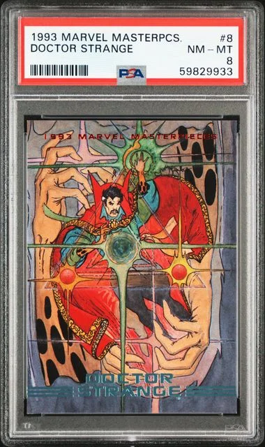 1993 Marvel Masterpieces Doctor Strange #8 card image