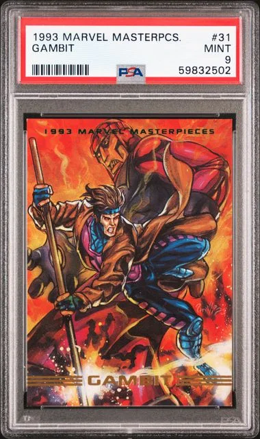 1993 Marvel Masterpieces Gambit #31 card image