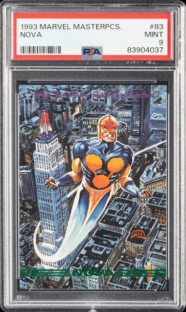 1993 Marvel Masterpieces Nova #83 card image