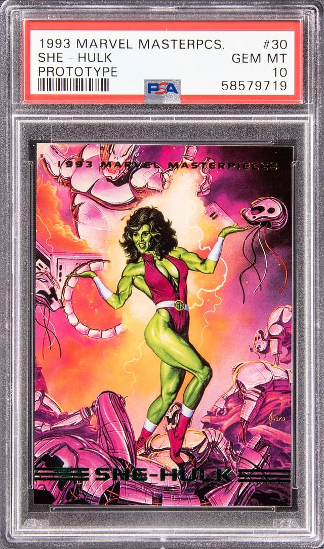 1993 Marvel Masterpieces Prototype She-Hulk #30 card image