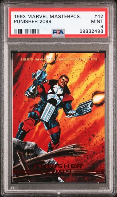 1993 Marvel Masterpieces Punisher 2099 #42 card image