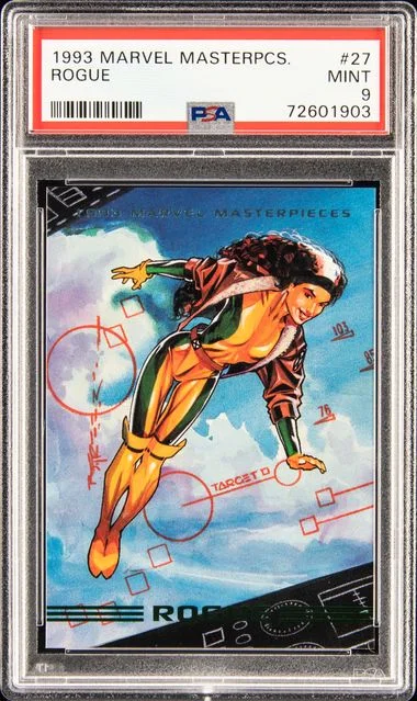 1993 Marvel Masterpieces Rogue #27 card image