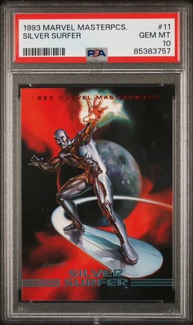 1993 Marvel Masterpieces Silver Surfer #11 card image