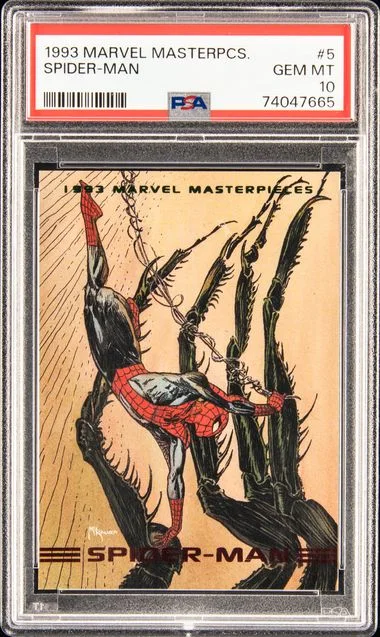 1993 Marvel Masterpieces Spider-Man #5 card image