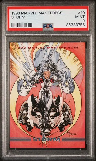 1993 Marvel Masterpieces Storm #10 card image