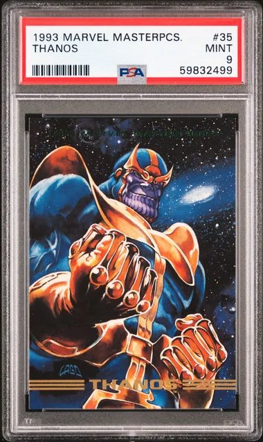 1993 Marvel Masterpieces Thanos #35 card image