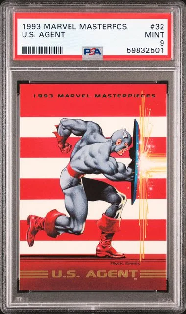 1993 Marvel Masterpieces U.S. Agent #32 card image