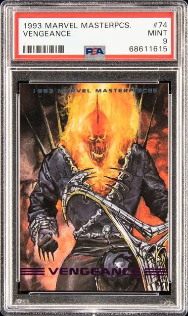 1993 Marvel Masterpieces Vengeance #74 card image