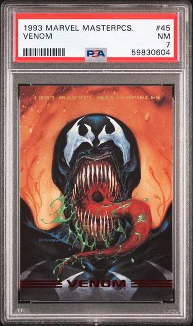 1993 Marvel Masterpieces Venom #45 card image