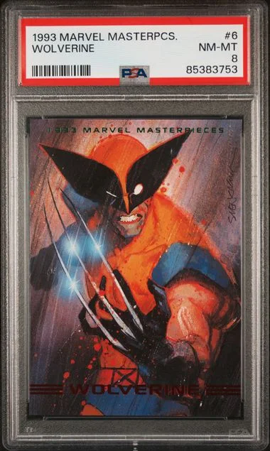 1993 Marvel Masterpieces Wolverine #6 card image