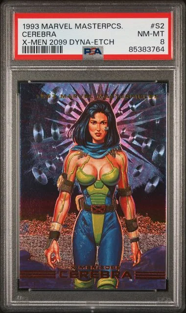 1993 Marvel Masterpieces X-Men 2099 Dyna-Etch Cerebra #S2 card image