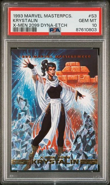 1993 Marvel Masterpieces X-Men 2099 Dyna-Etch Krystalin #S3 card image