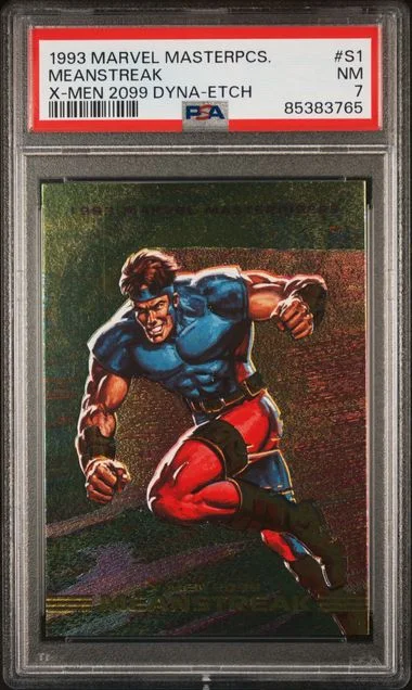 1993 Marvel Masterpieces X-Men 2099 Dyna-Etch Meanstreak #S1 card image