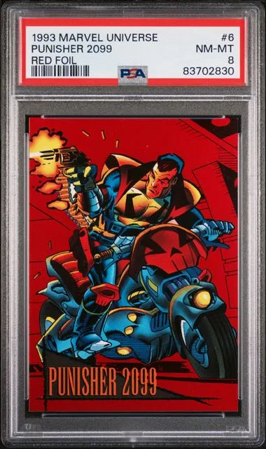 1993 Marvel Universe Red Foil Punisher 2099 #6 card image