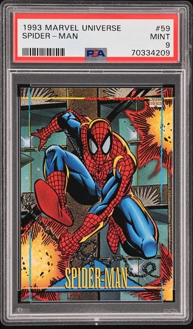 1993 Marvel Universe Spider-Man #59 card image
