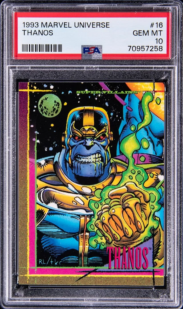 1993 Marvel Universe Thanos #16 card image