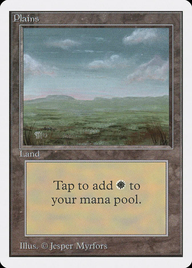 1993 Unlimited Edition Plains common #290 common card image