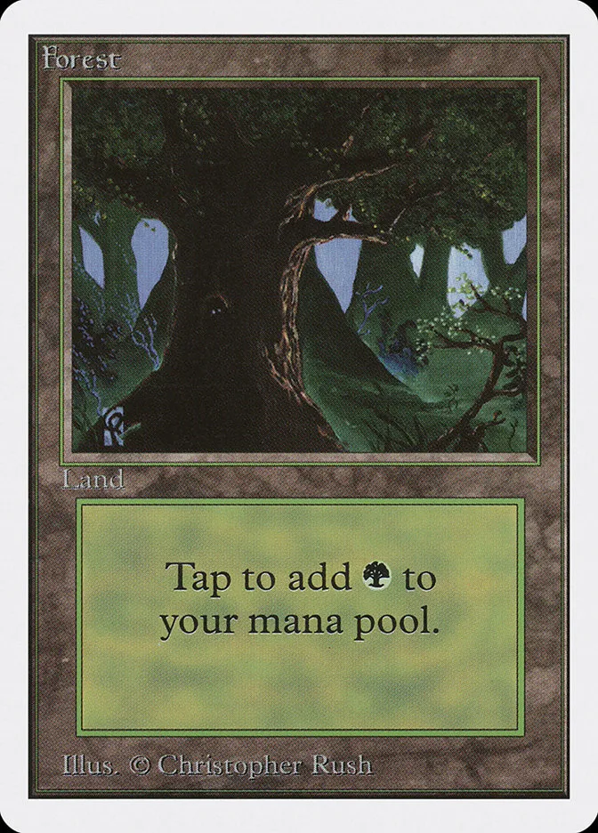 1993 Unlimited Edition Forest common #302 common card image