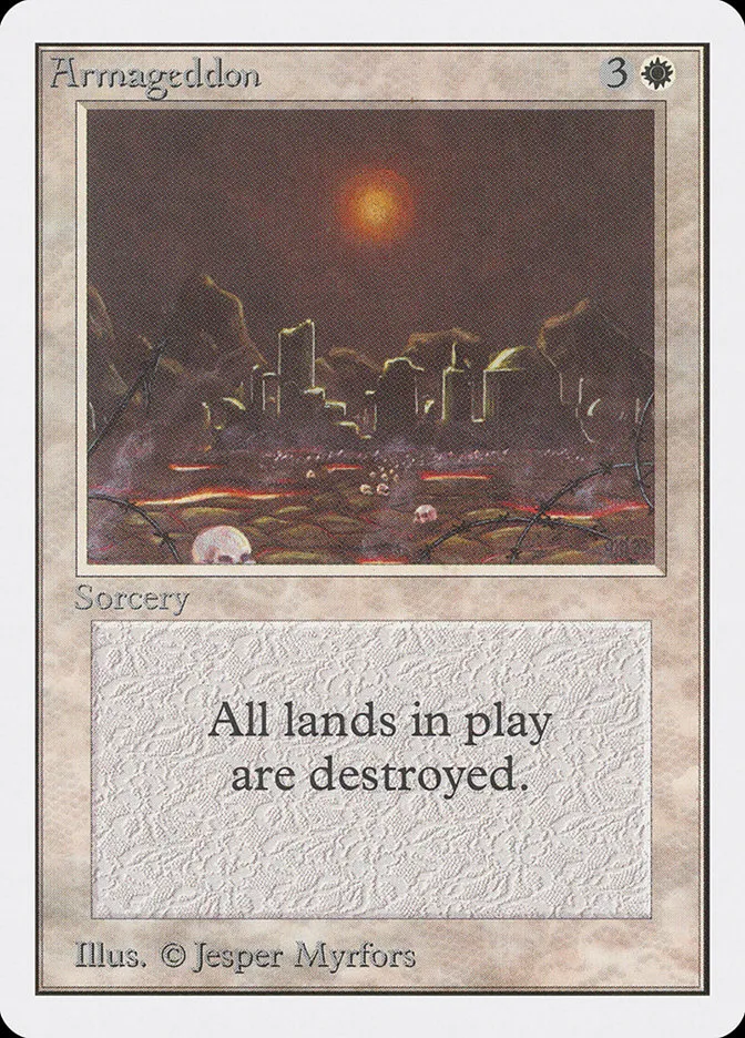 1993 Unlimited Edition Armageddon #2 rare card image
