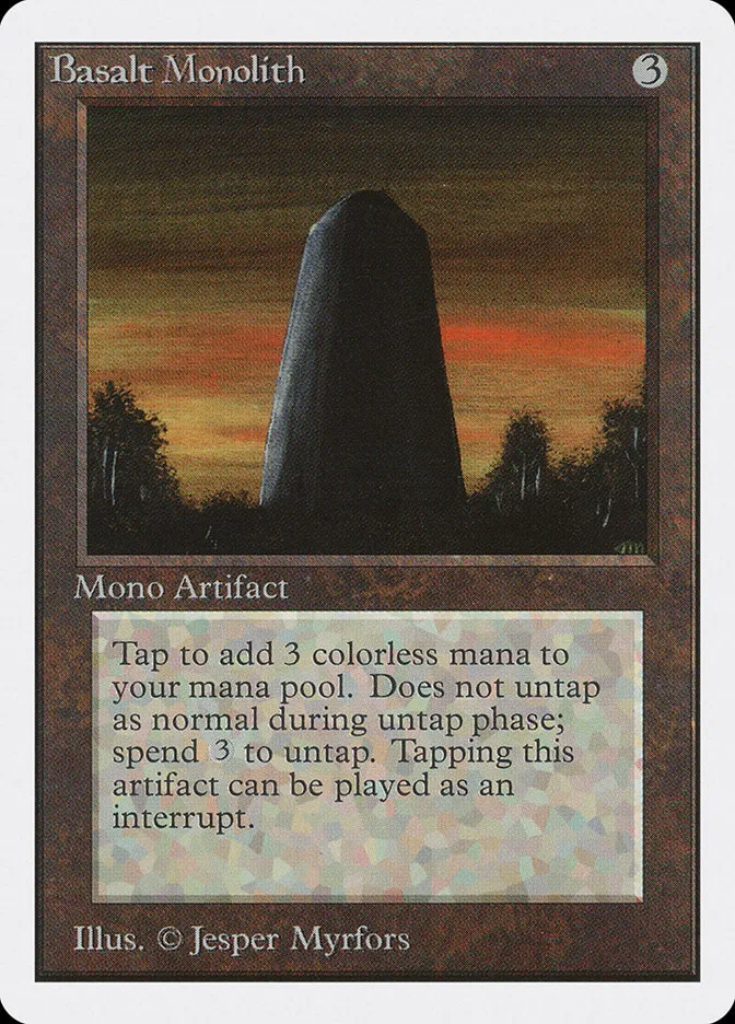 1993 Unlimited Edition Basalt Monolith #232 uncommon card image
