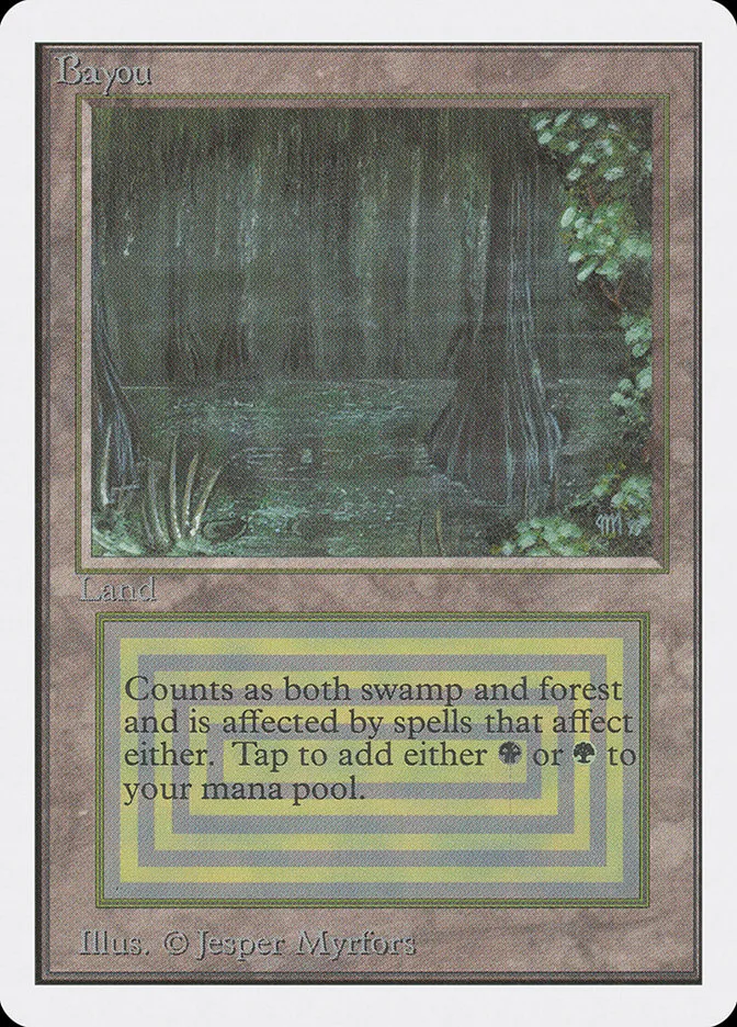 1993 Unlimited Edition Bayou #279 rare card image