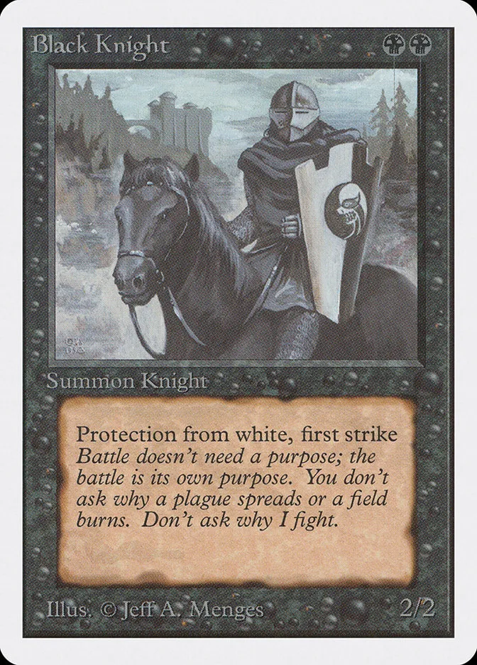1993 Unlimited Edition Black Knight uncommon #95 uncommon card image