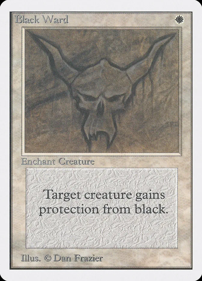 1993 Unlimited Edition Black Ward uncommon #5 uncommon card image