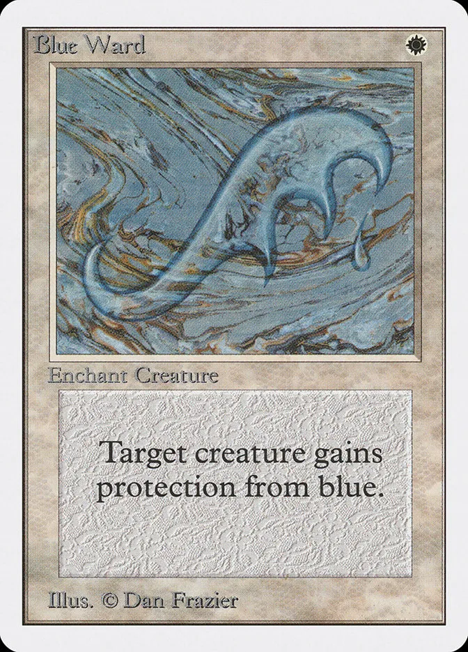 1993 Unlimited Edition Blue Ward uncommon #8 uncommon card image
