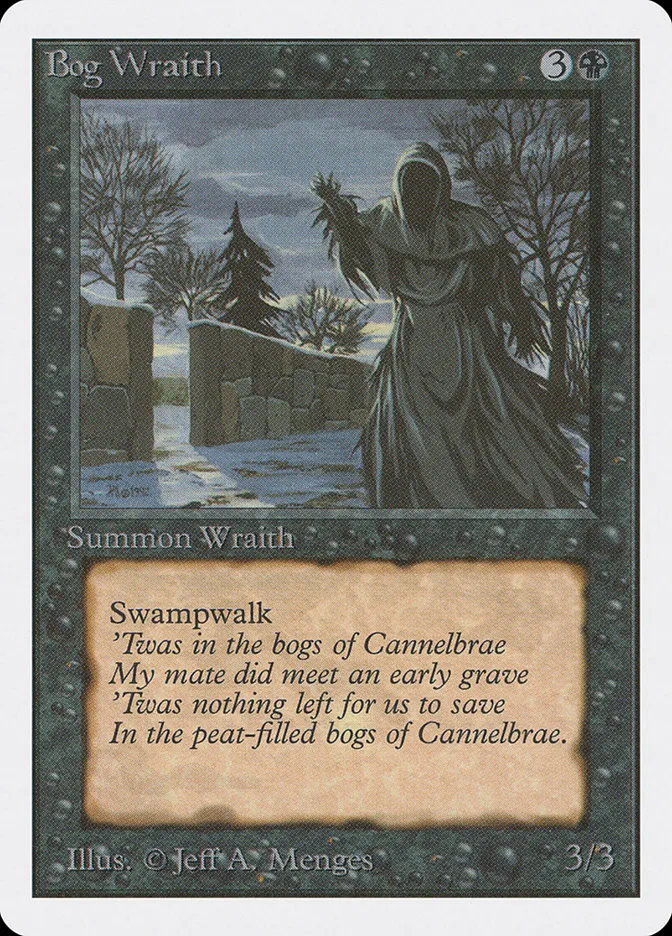 1993 Unlimited Edition Bog Wraith uncommon #96 uncommon card image