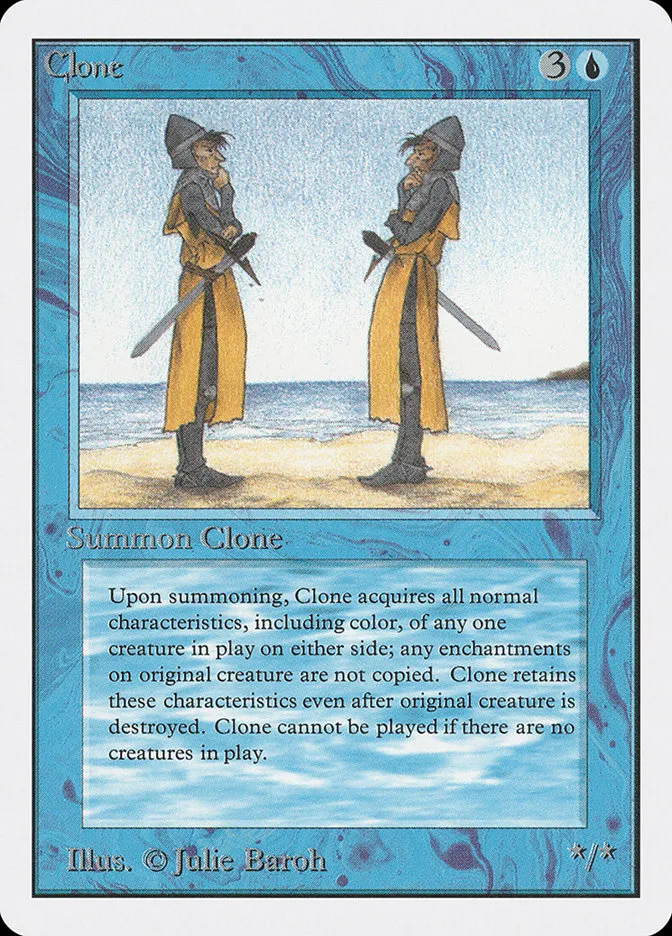 1993 Unlimited Edition Clone uncommon #52 uncommon card image