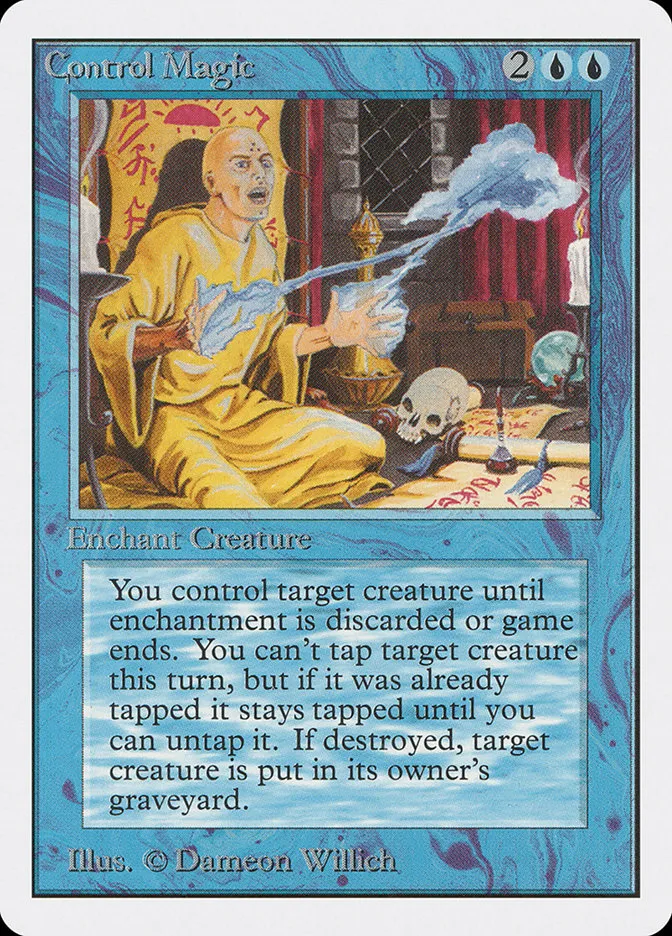 1993 Unlimited Edition Control Magic uncommon #53 uncommon card image