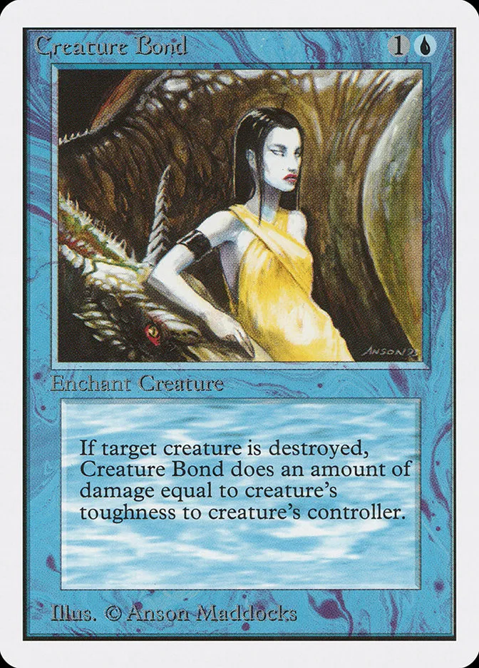 1993 Unlimited Edition Creature Bond common #56 common card image