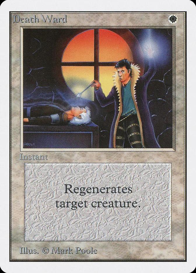 1993 Unlimited Edition Death Ward common #18 common card image