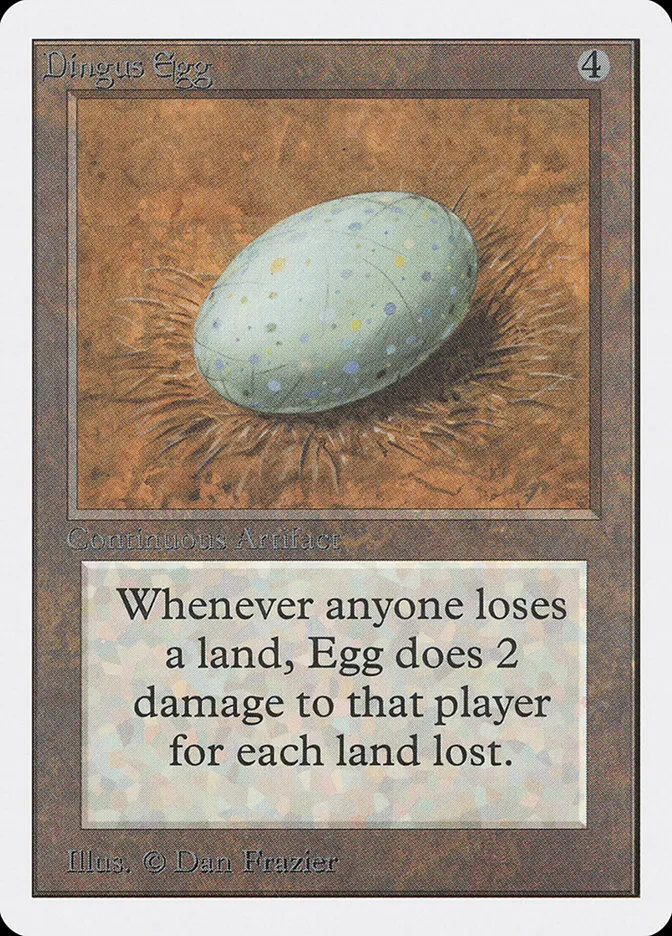 1993 Unlimited Edition Dingus Egg #242 rare card image
