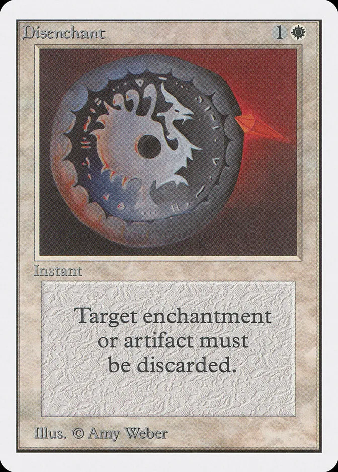 1993 Unlimited Edition Disenchant common #19 common card image