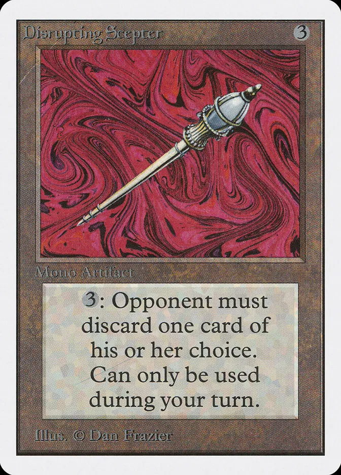 1993 Unlimited Edition Disrupting Scepter #243 rare card image