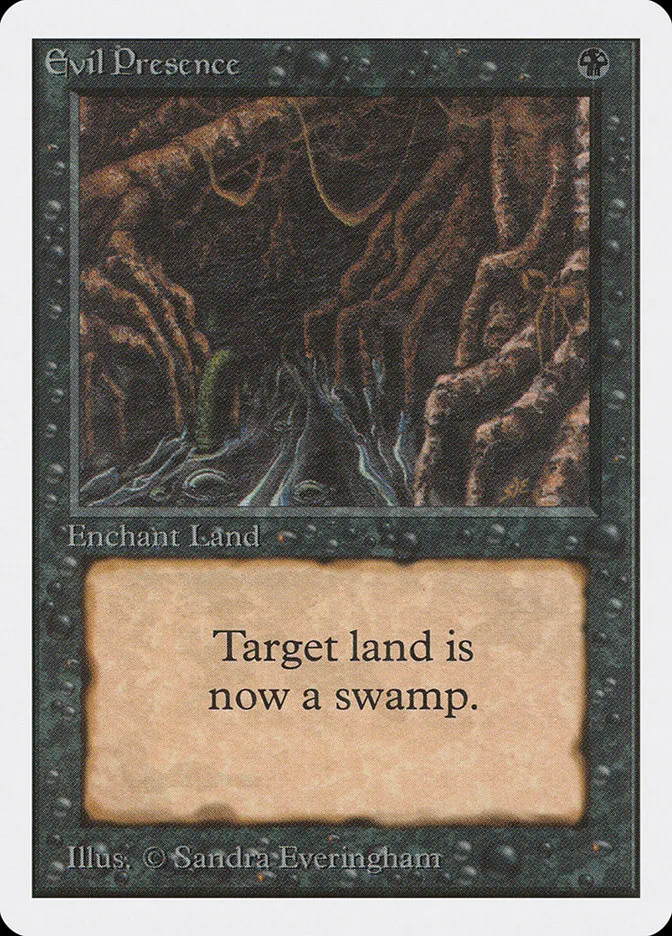 1993 Unlimited Edition Evil Presence uncommon #108 uncommon card image