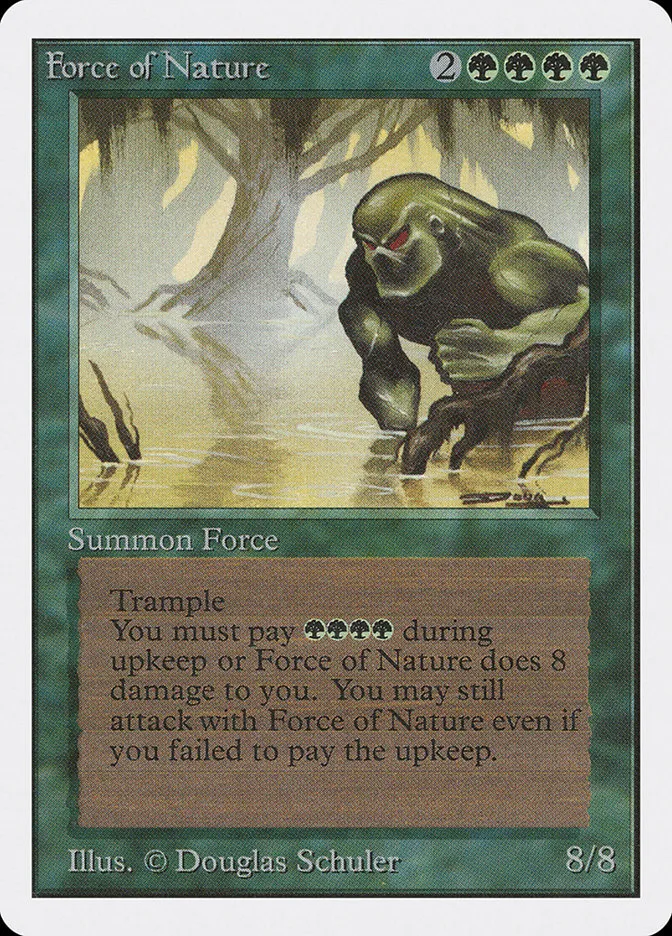1993 Unlimited Edition Force of Nature #195 rare card image